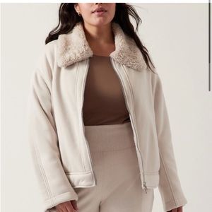 Athleta westbound Sherpa lined jacket